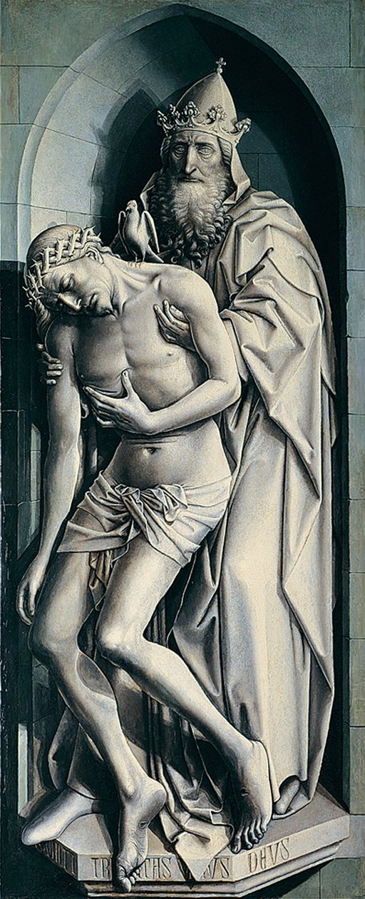 Flémalle-panelene: Den hellige treenighet av Robert Campin