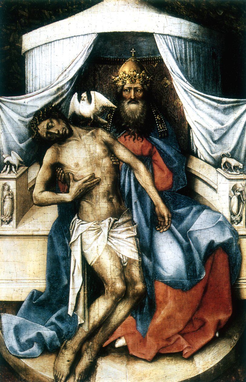 Treenigheten, 1300-tallet av Robert Campin