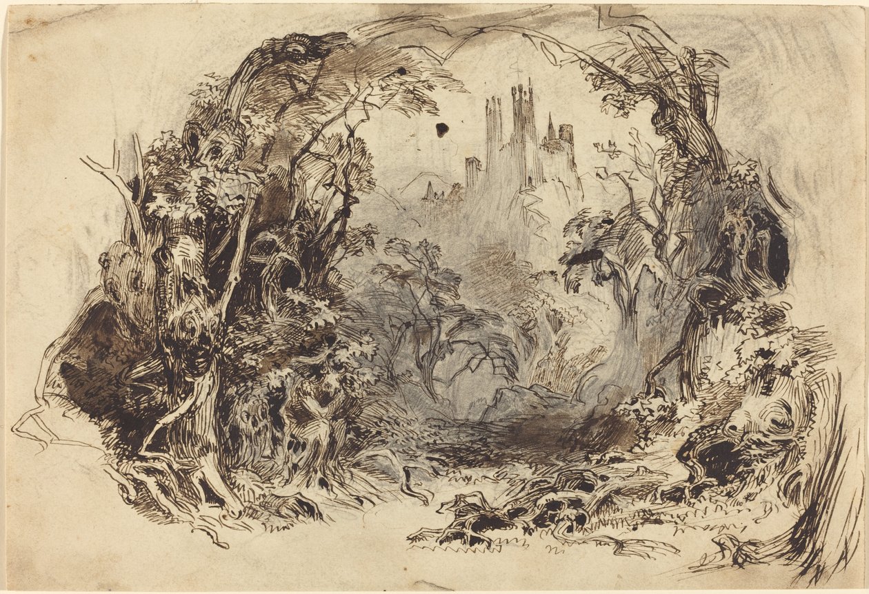 Castle On A Hill (sett for "Sleeping Beauty and the Beast"?) av Robert Caney