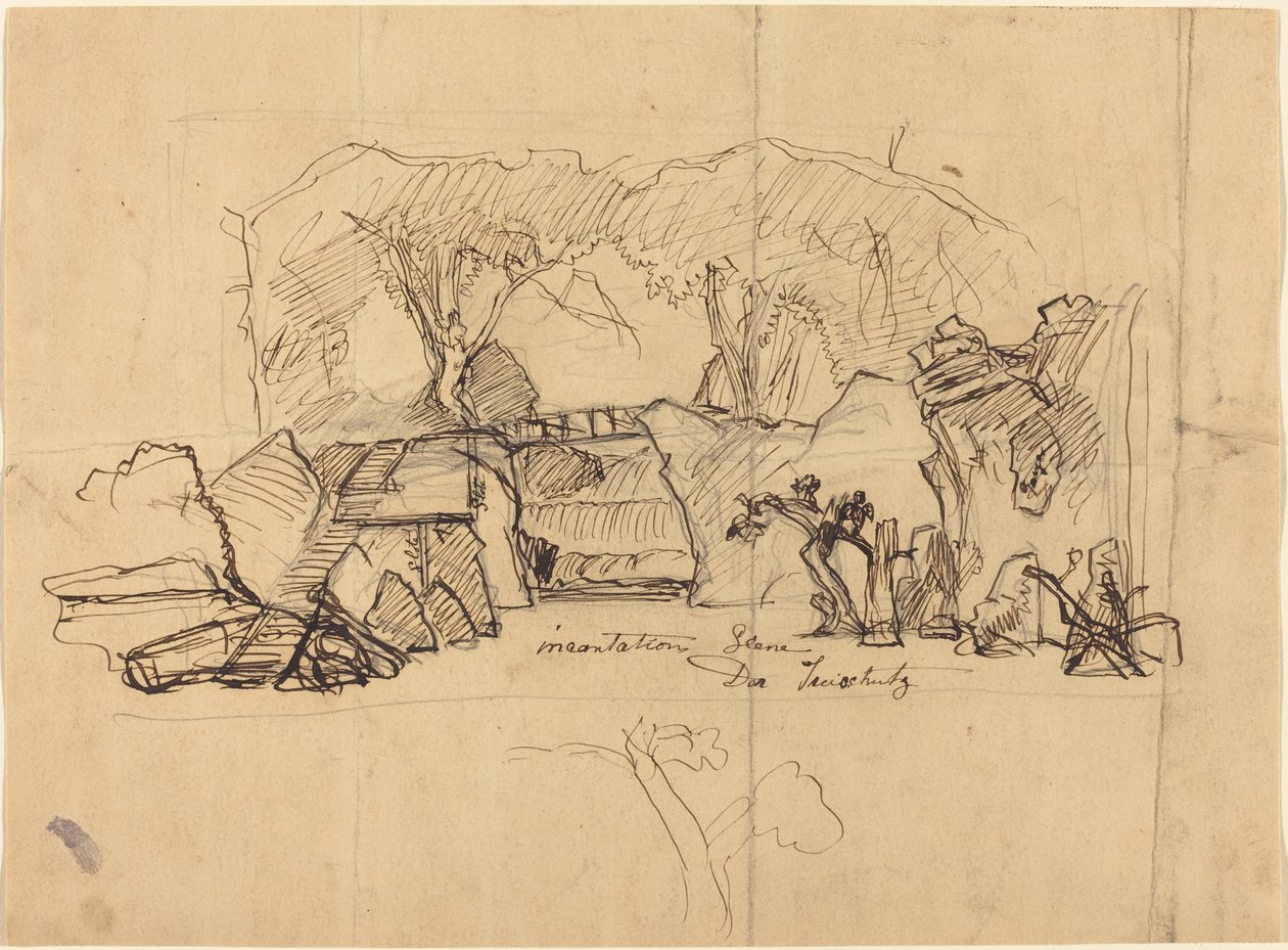 Incantation Scene fra "Der Freischutz" av Robert Caney