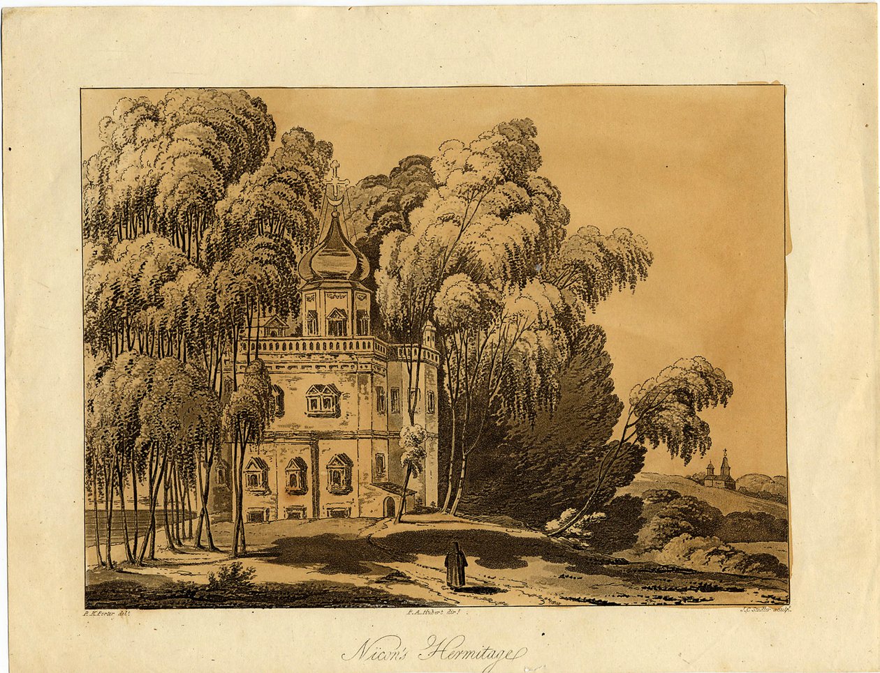 Det nye Jerusalem-klosteret, 1809 av Robert Carr Porter