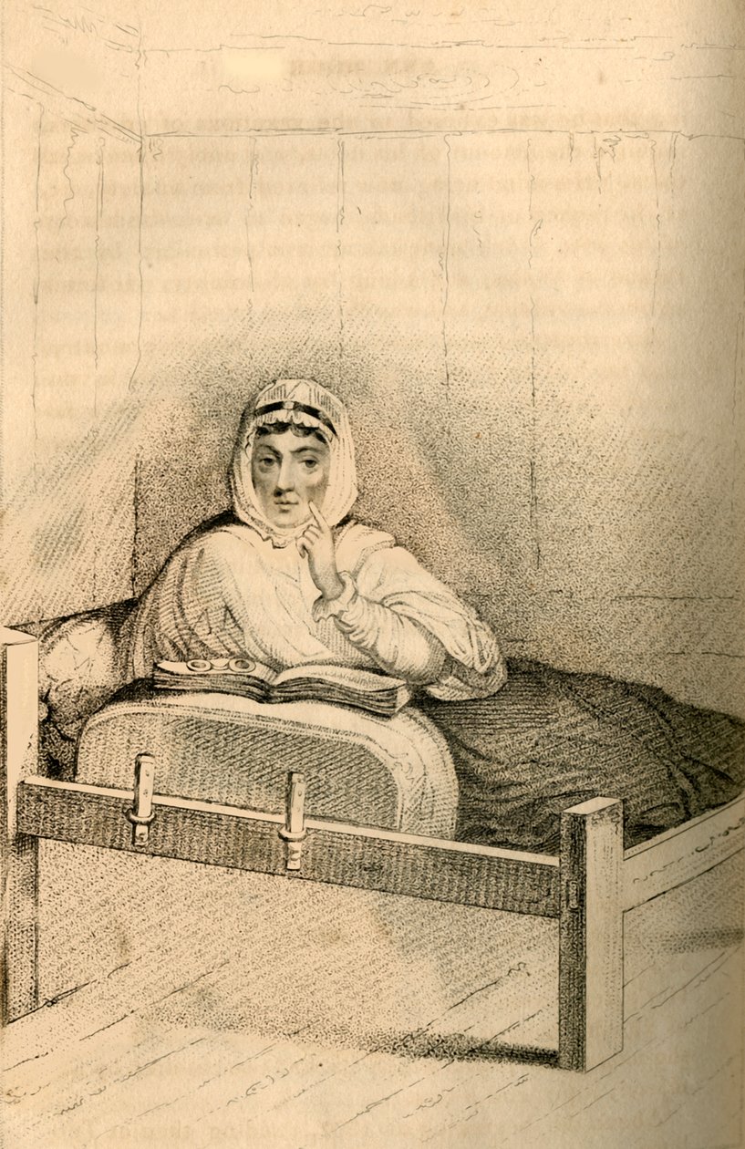 Ann Moore, den fastende kvinnen fra Tutbury, 1822. av Robert Cooper