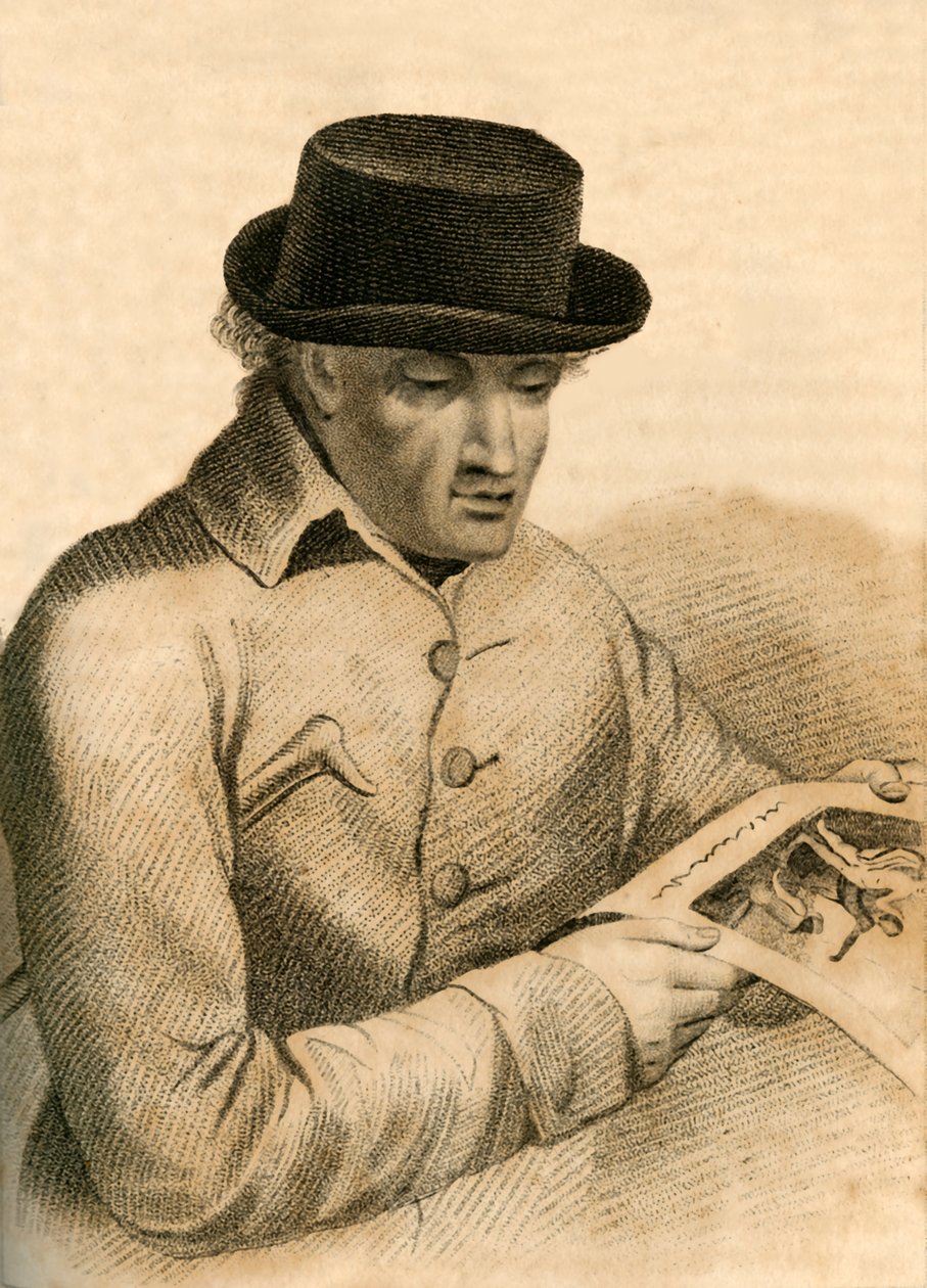 Henry Constantine Jennings. Den bemerkelsesverdige virtuosen, 1821. av Robert Cooper