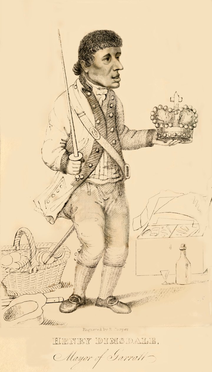 Henry Dimsdale, ordfører i Garratt, 1821. av Robert Cooper