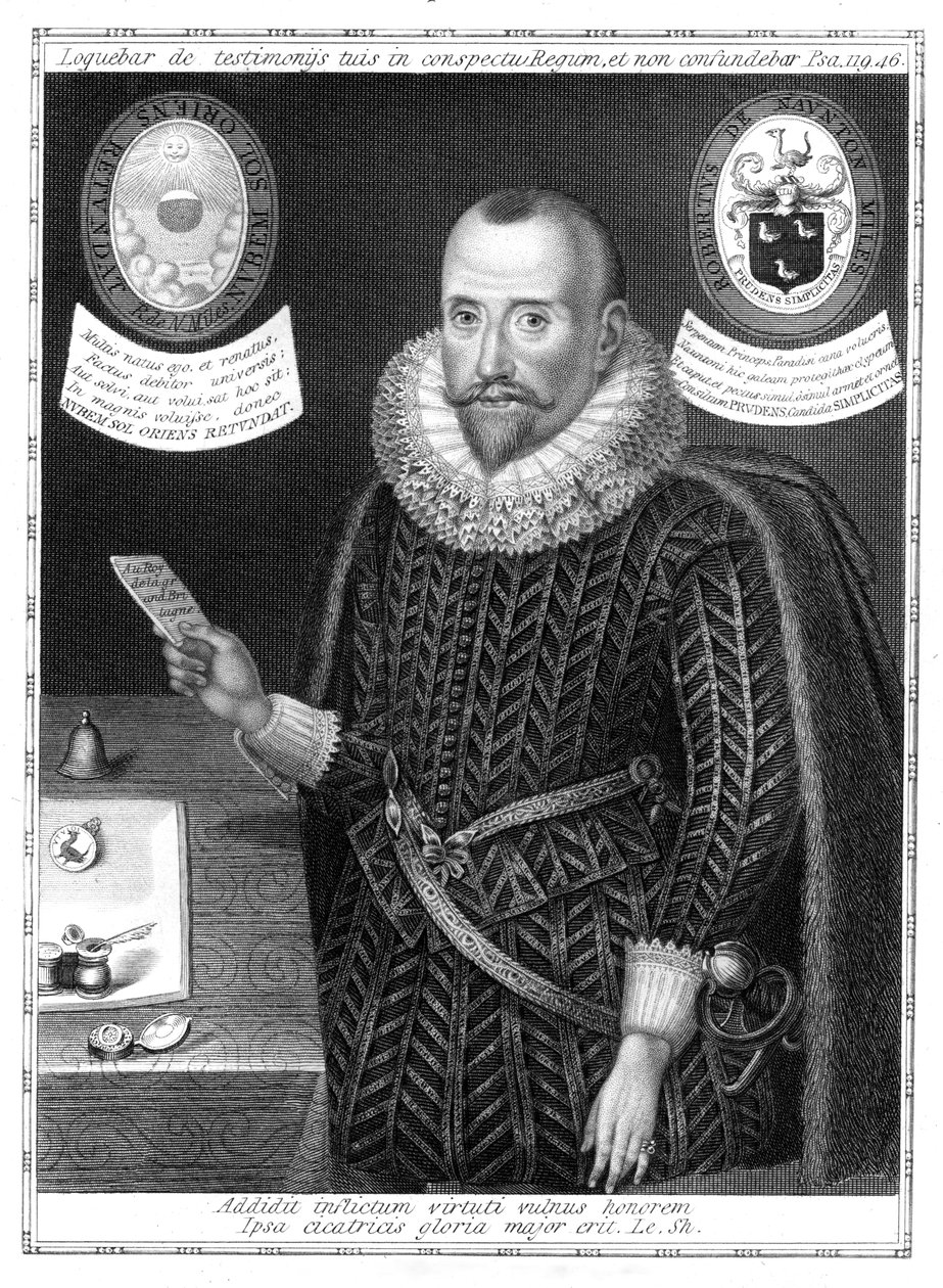 Sir Robert Naunton , engelsk politiker og forfatter. av Robert Cooper