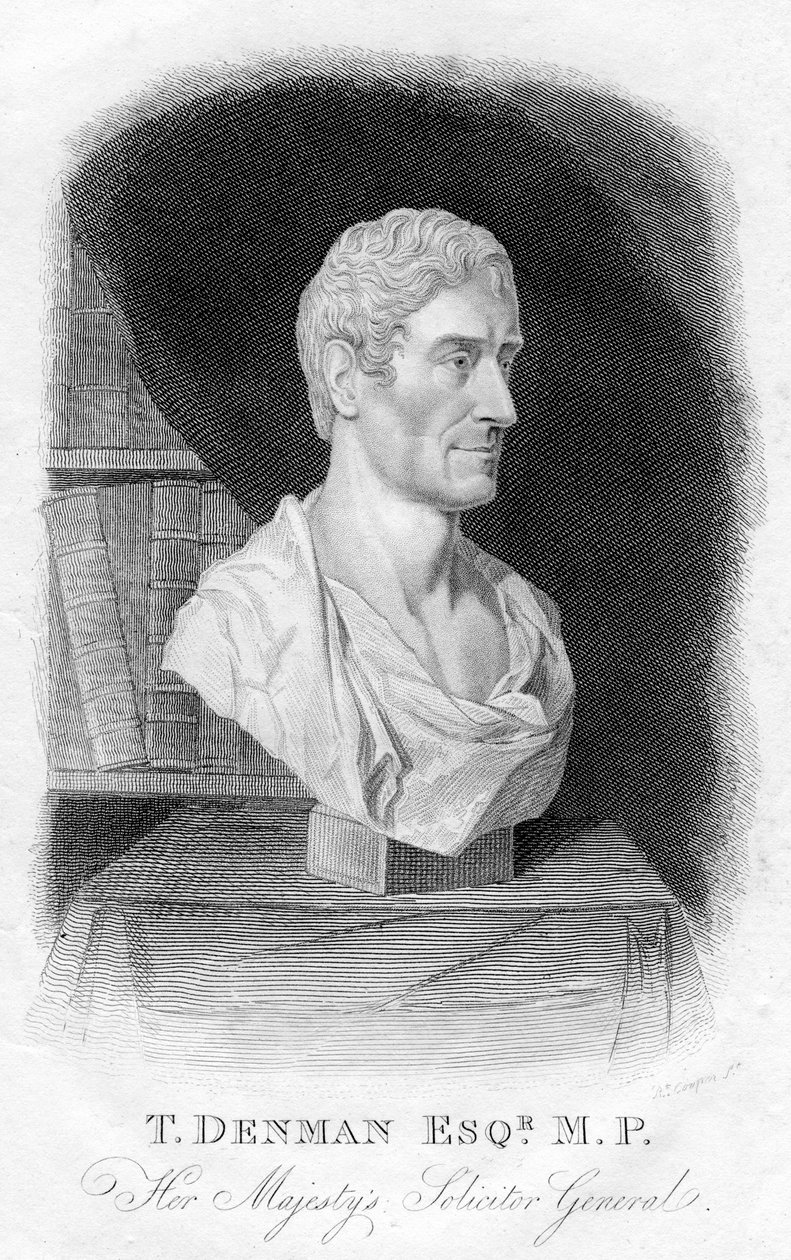 T Denman, hennes majesteter generaladvokat, 1820 av Robert Cooper