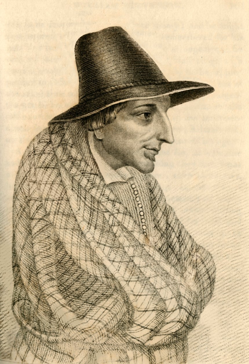 William Stevenson, en beryktet tigger som døde verdt £900, 1821. av Robert Cooper
