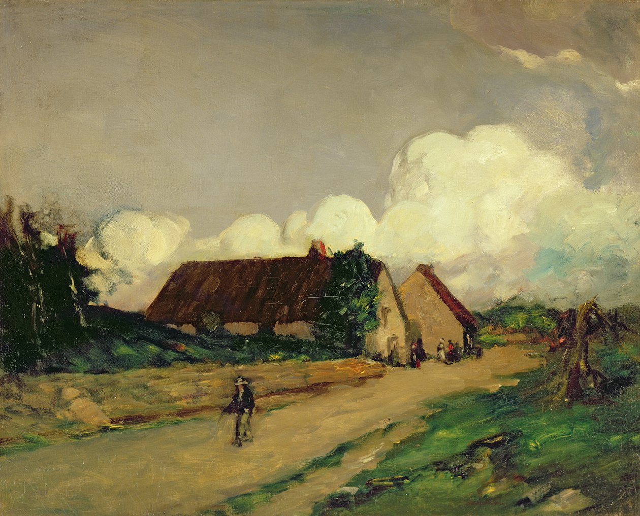 Gamle Bretagne gårdshus av Robert Cozad Henri
