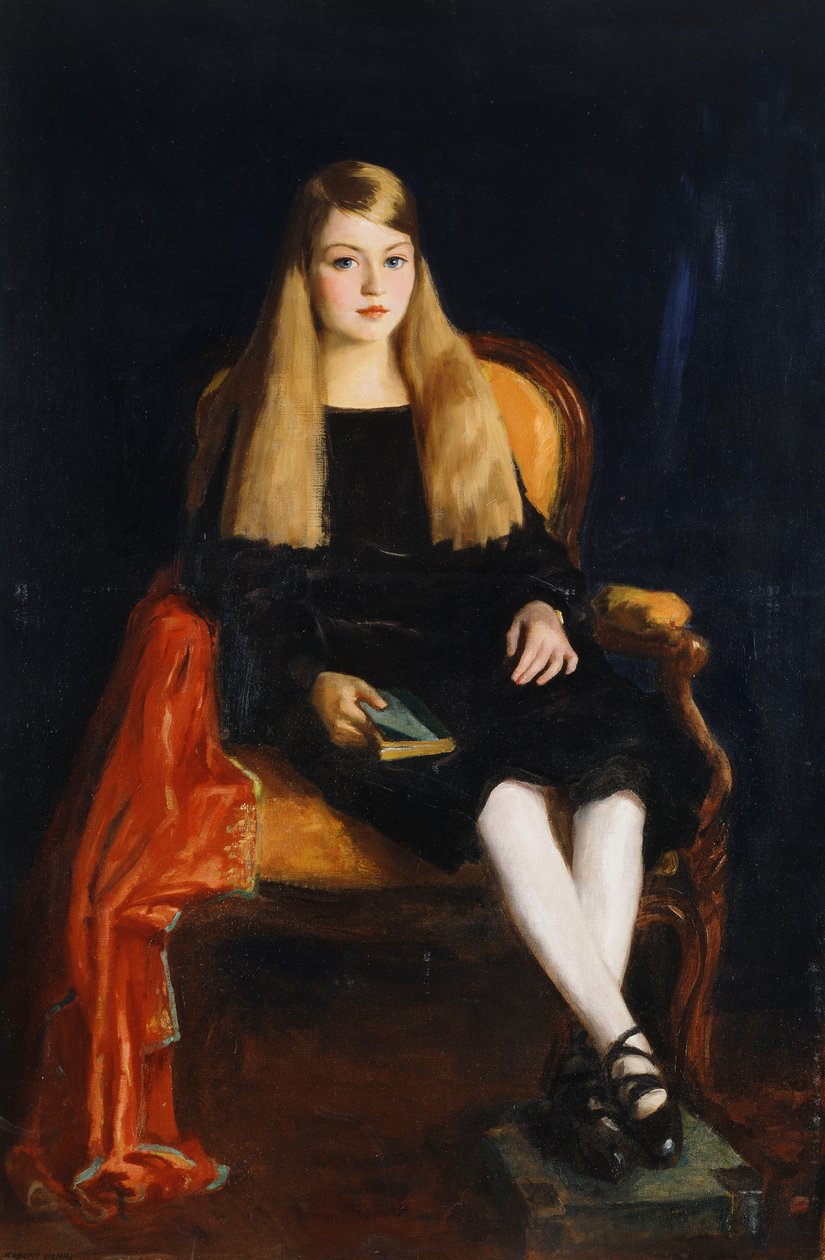 Portrett av Marcia Anne M. Tucker, 1926 av Robert Cozad Henri