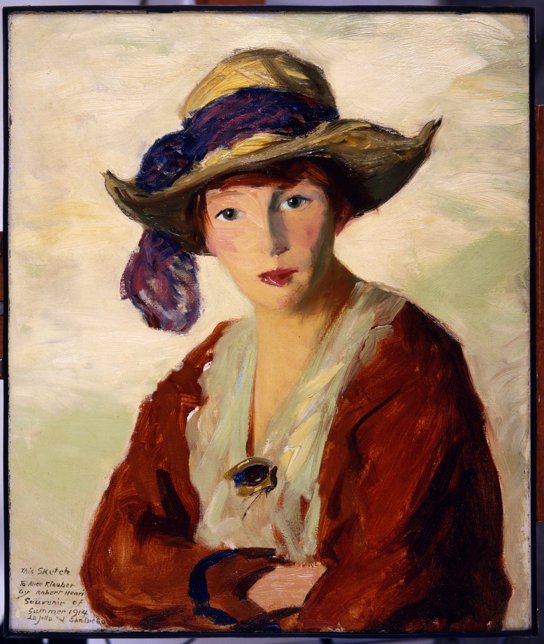 Portrett av fru Robert Henri, 1914 av Robert Cozad Henri