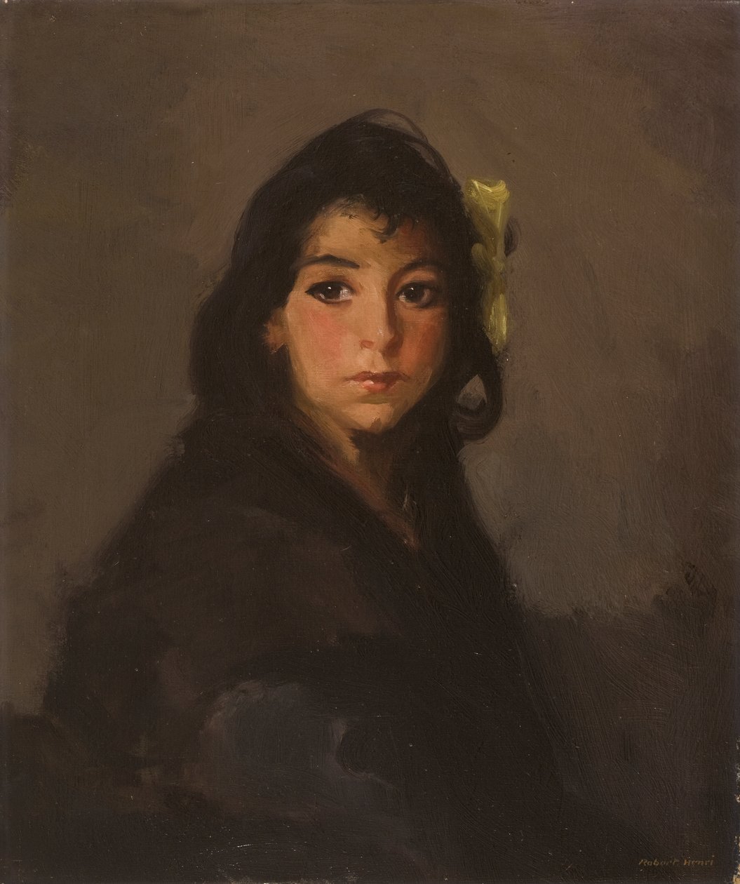 Sigøynerjenta, 1912 av Robert Cozad Henri