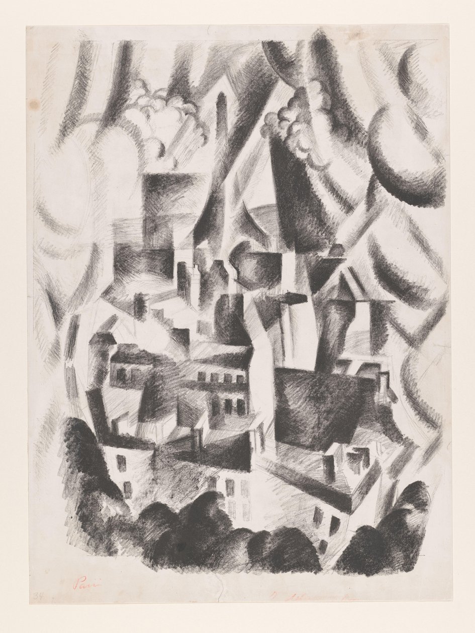 Paris (original tittel på objekt) av Robert  Delaunay