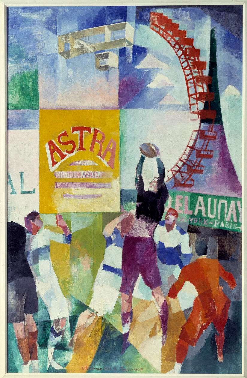 Cardiffs lag. Maleri av Robert Delaunay (1885 - 1941) av Robert Delaunay