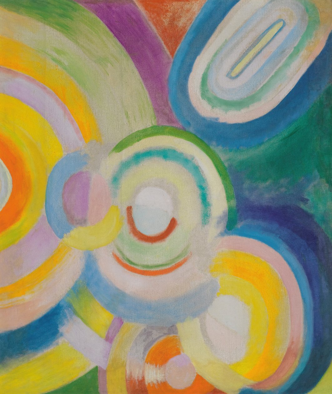 Fargede plater, 1913. av Robert Delaunay