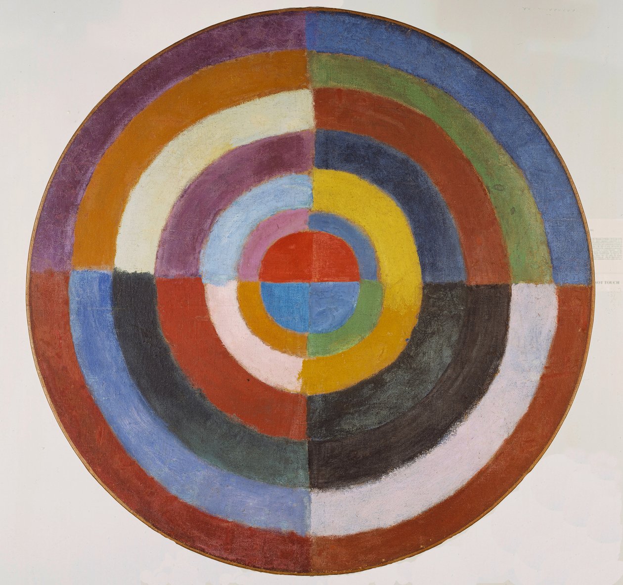 Plate Den første platen, 1912-1913. av Robert Delaunay