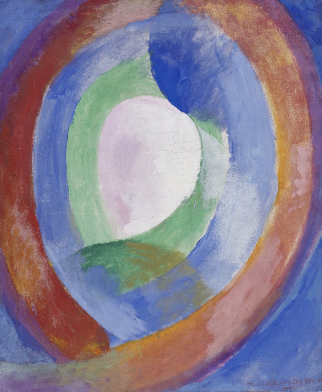 Sirkulære former, måne nr. 1 av Robert Delaunay