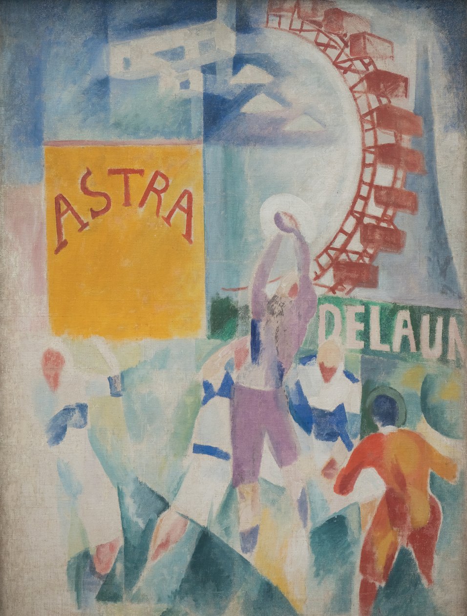Die Mannschaft von Cardiff av Robert Delaunay