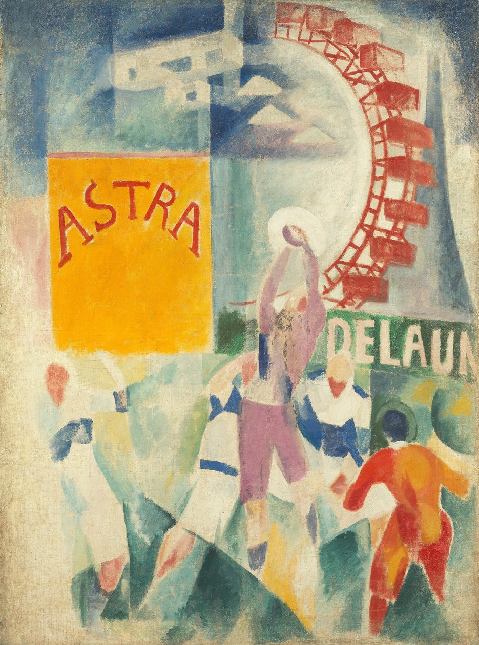 Die Mannschaft von Cardiff av Robert Delaunay
