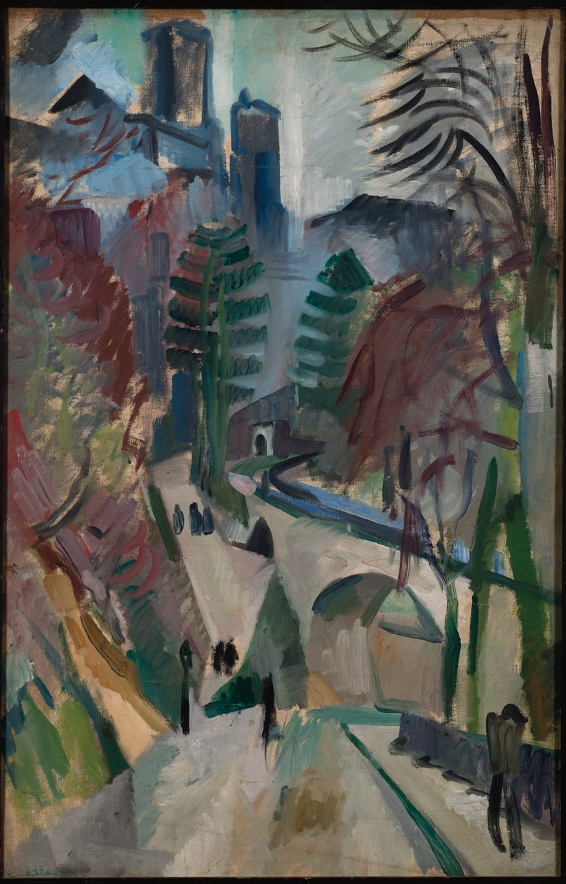 Laon landskap av Robert Delaunay