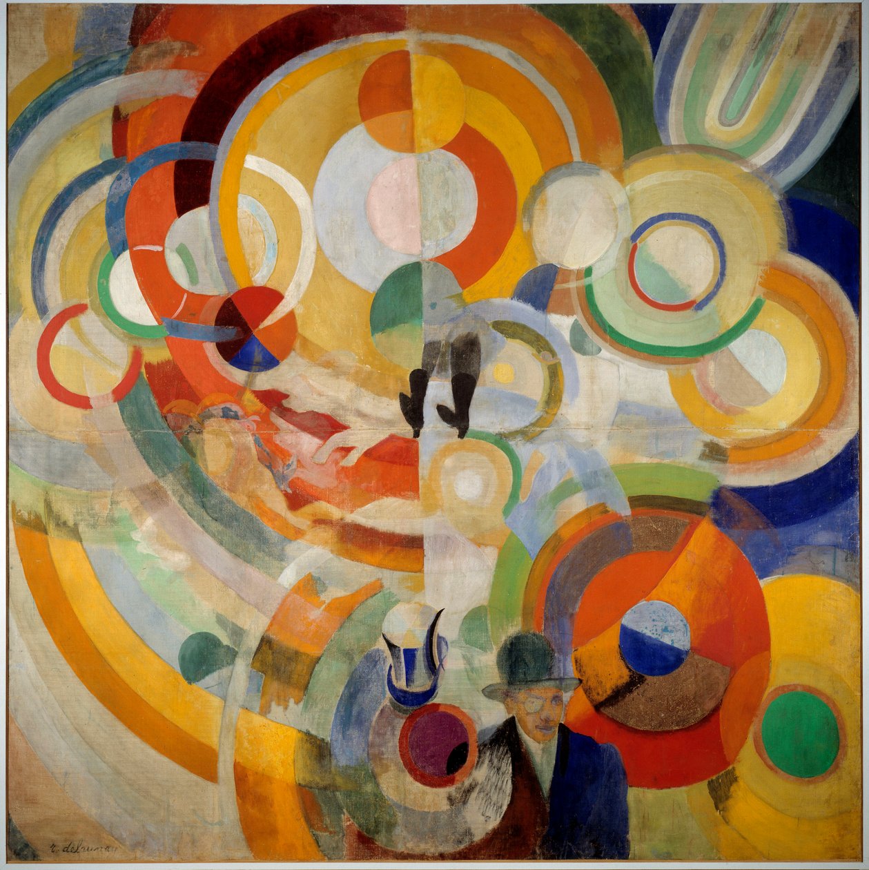 Grisehus (eller elektrisk hus) av Robert Delaunay