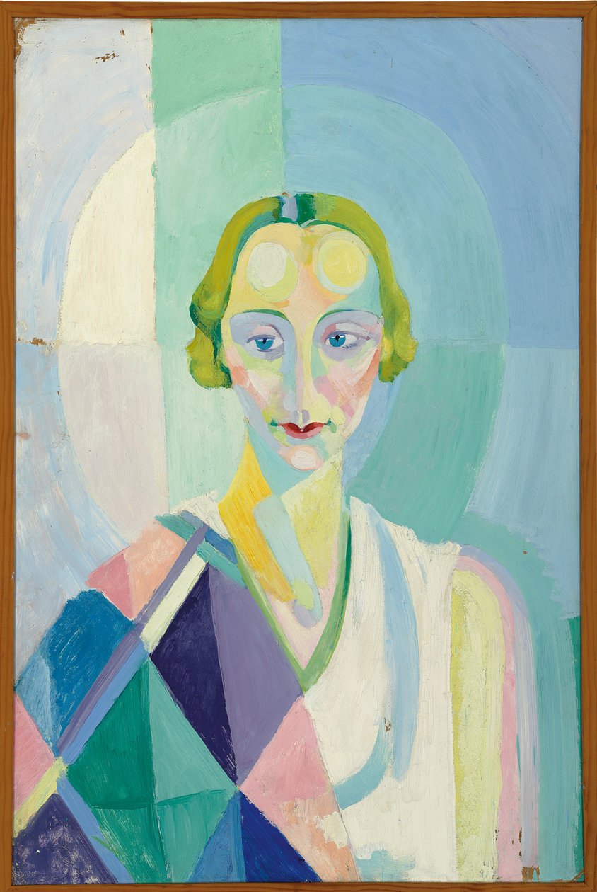Portrett av Madame Heim av Robert Delaunay