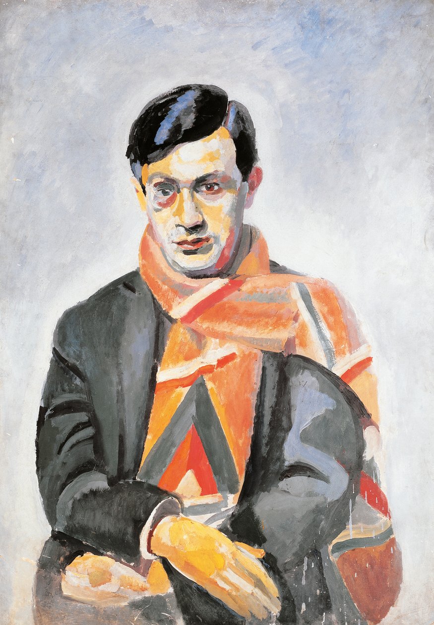 Portrett av Tristan Tzara av Robert Delaunay