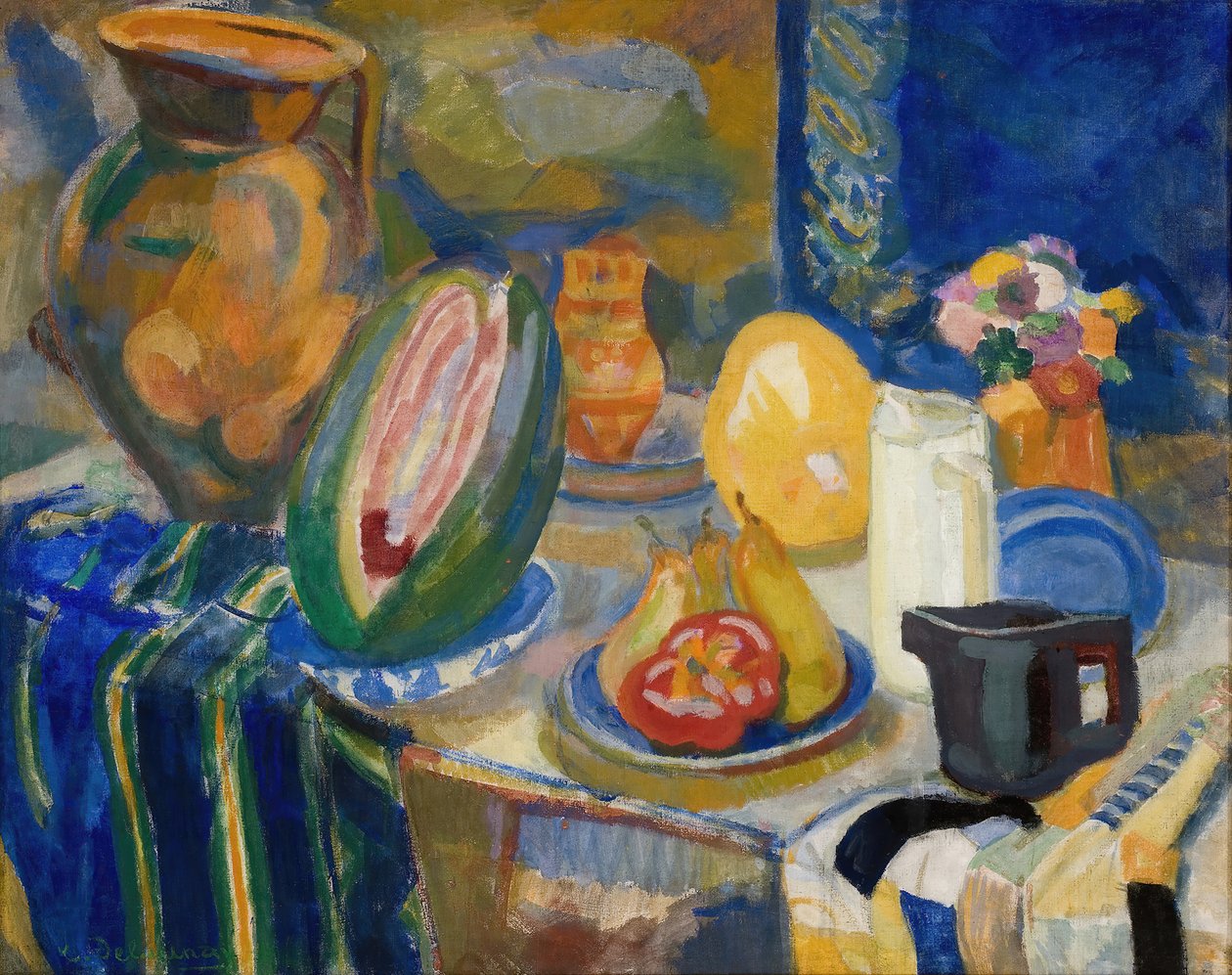 Portugisisk stilleben, 1915. av Robert Delaunay