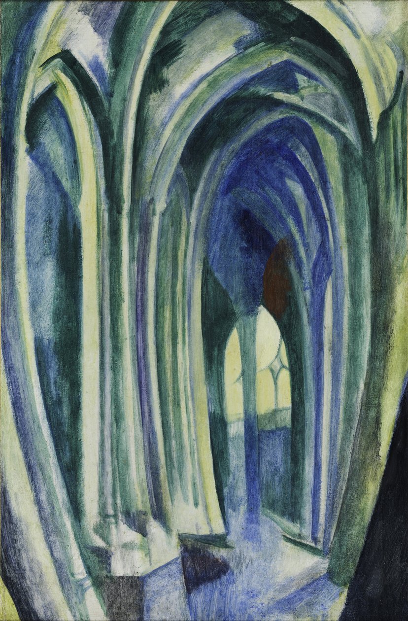 Saint Séverin nr. 5. Regnbuen, 1909-1910 av Robert Delaunay