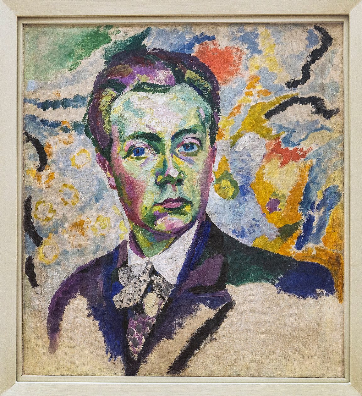 Selvportrett - Delaunay Robert (1885-1941) - Vinter 1905-1906 - Høyde: 0,54 m - Lengde: 0,46 m - Paris, Centre Pompidou - Musee national d