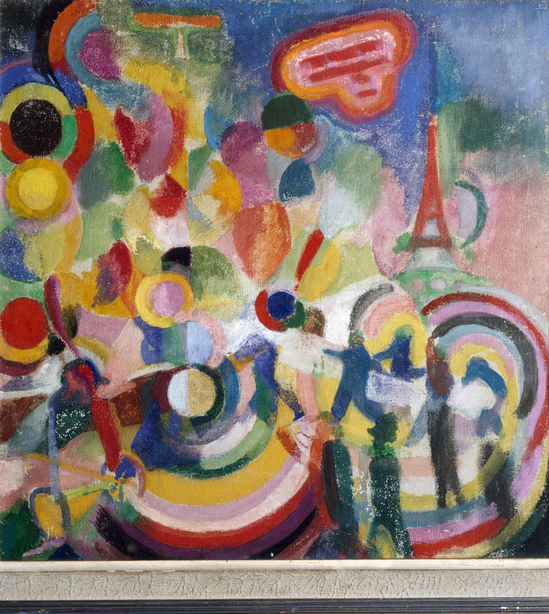Hyllest til Louis Bleriot (olje på lerret av Robert Delaunay