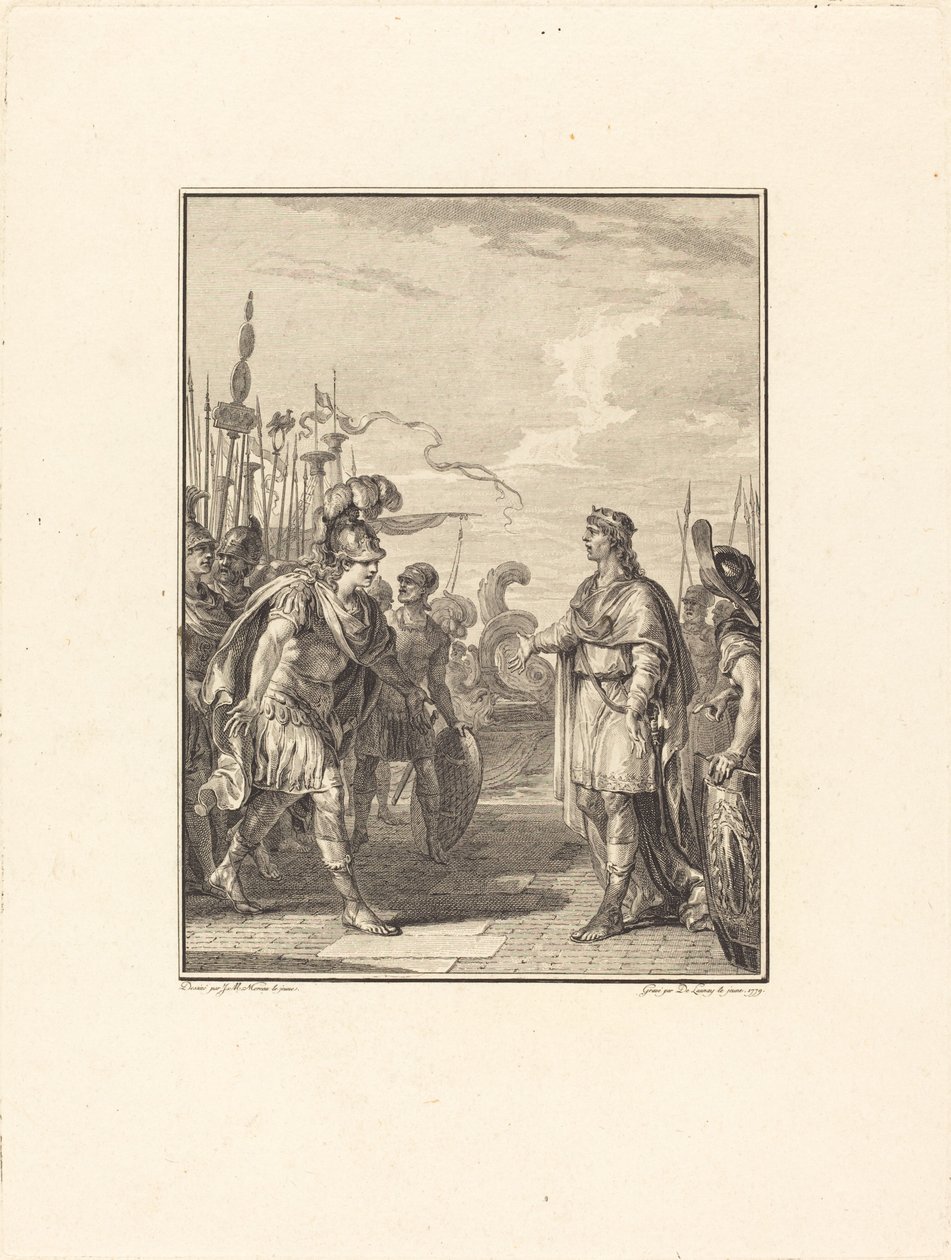 Iphis av Robert Delaunay after Jean Michel Moreau