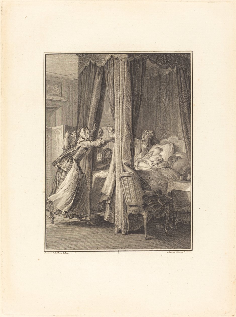 Julies død av Robert Delaunay after Jean Michel Moreau