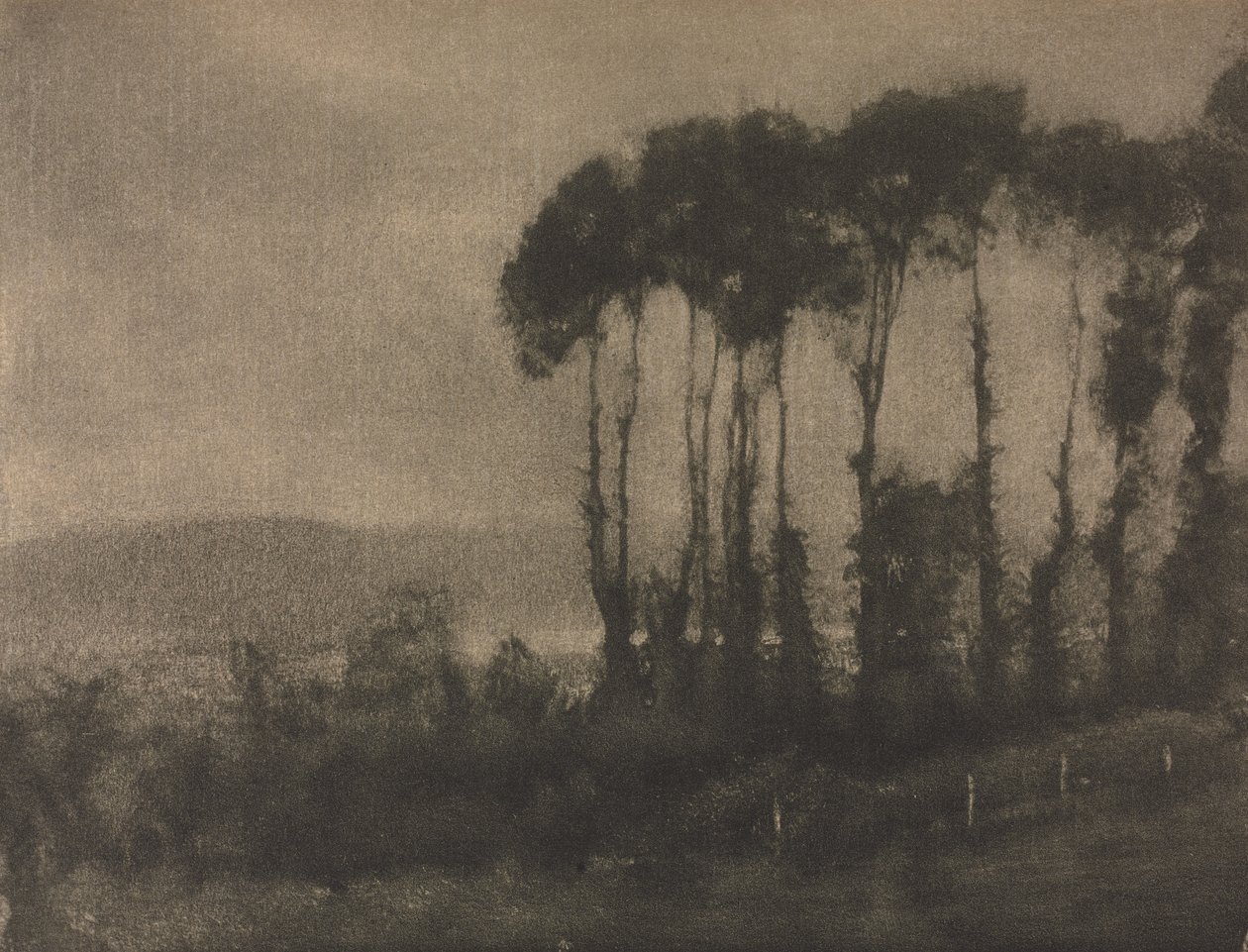 Kameraarbeid: Toucques Valley, 1906. av Robert Demachy