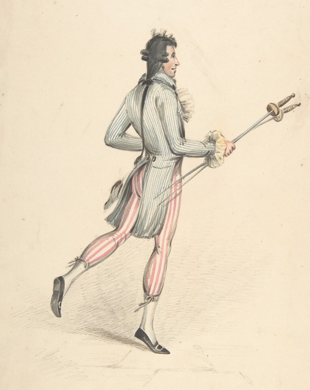 Kostymedesign, 1700-1800-tallet. av Robert Dighton