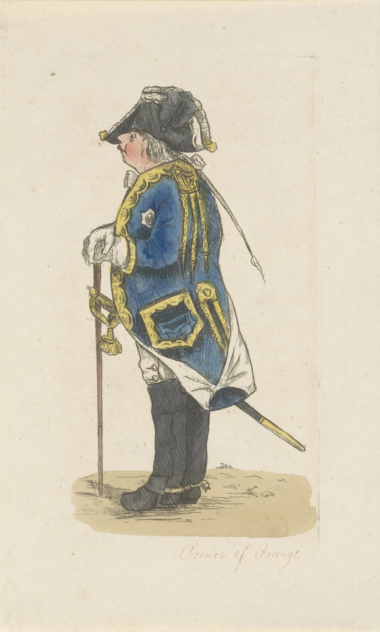 Portrett av William V, Prince of Orange-Nassau av Robert Dighton