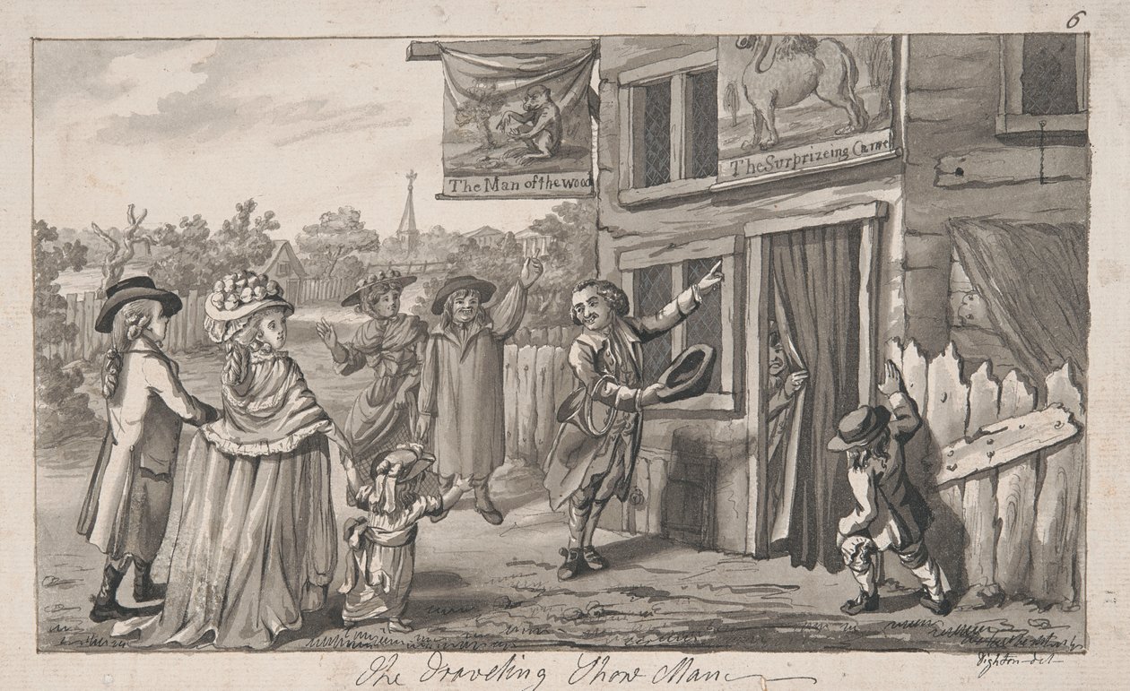 The Travelling Show Man av Robert Dighton