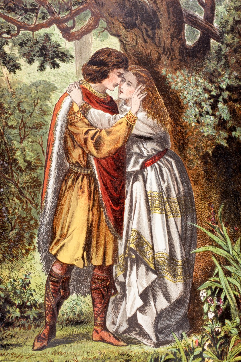 «Min dronning! Min elskerinne! Å, frue, gråt ikke mer», 1. akt, del I fra «Cymbeline» av William Shakespeare av Robert Dudley