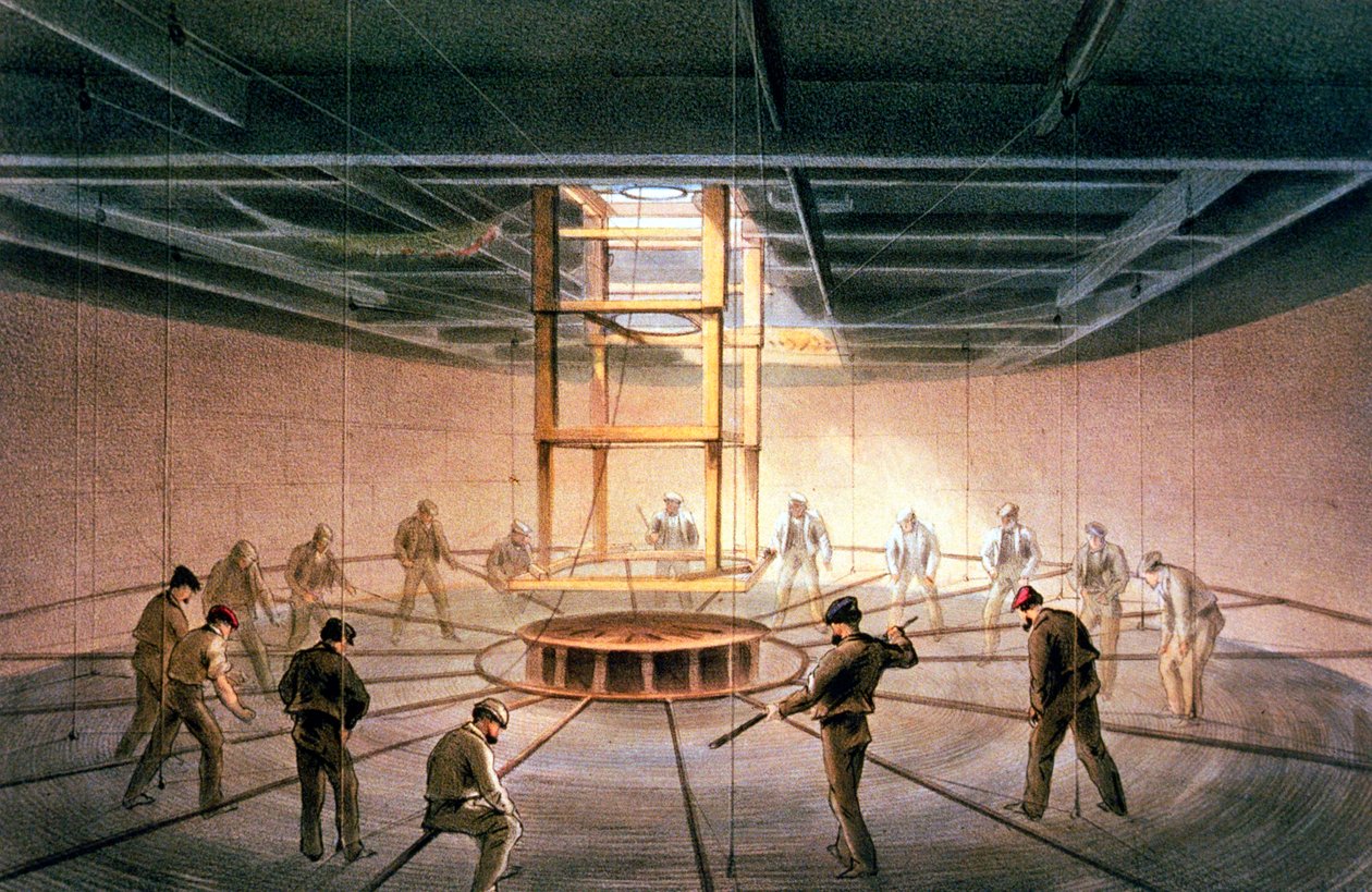 Leggingen av den transatlantiske telegrafkabelen, 1865-1866 av Robert Dudley