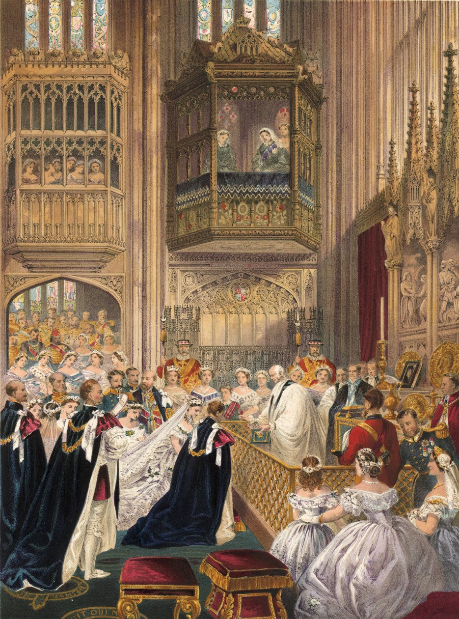 Bryllupet i St. George#39;s Chapel i Windsor av Robert Dudley