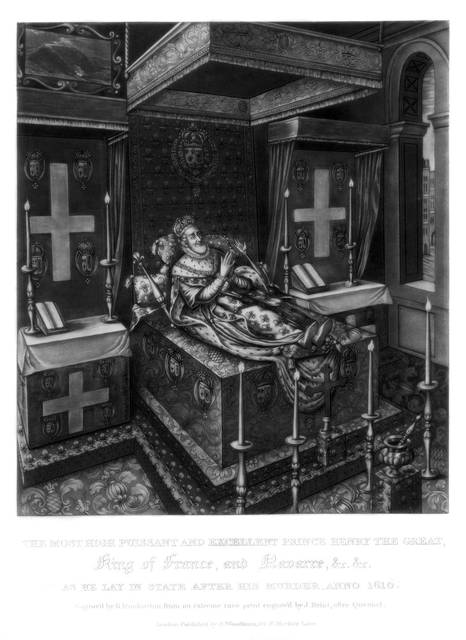 Henrik IV, konge av Frankrike, 1816. av Robert Dunkarton