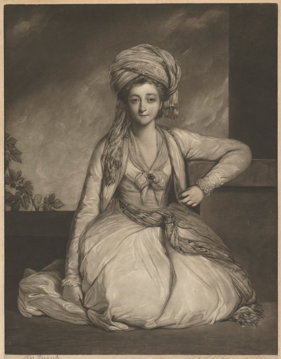 Mrs. Mary Gwyn (née Horneck) av Robert Dunkarton