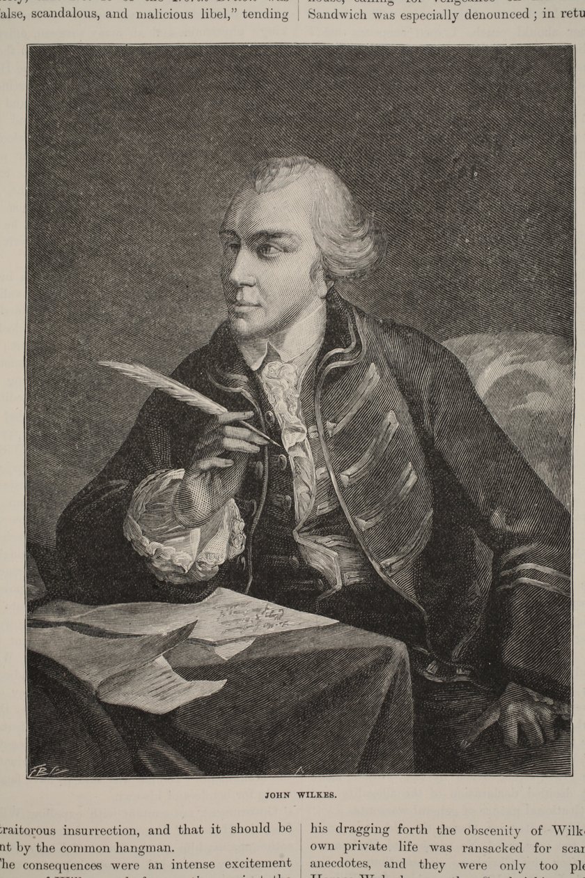 John Wilkes, illustrasjon fra 