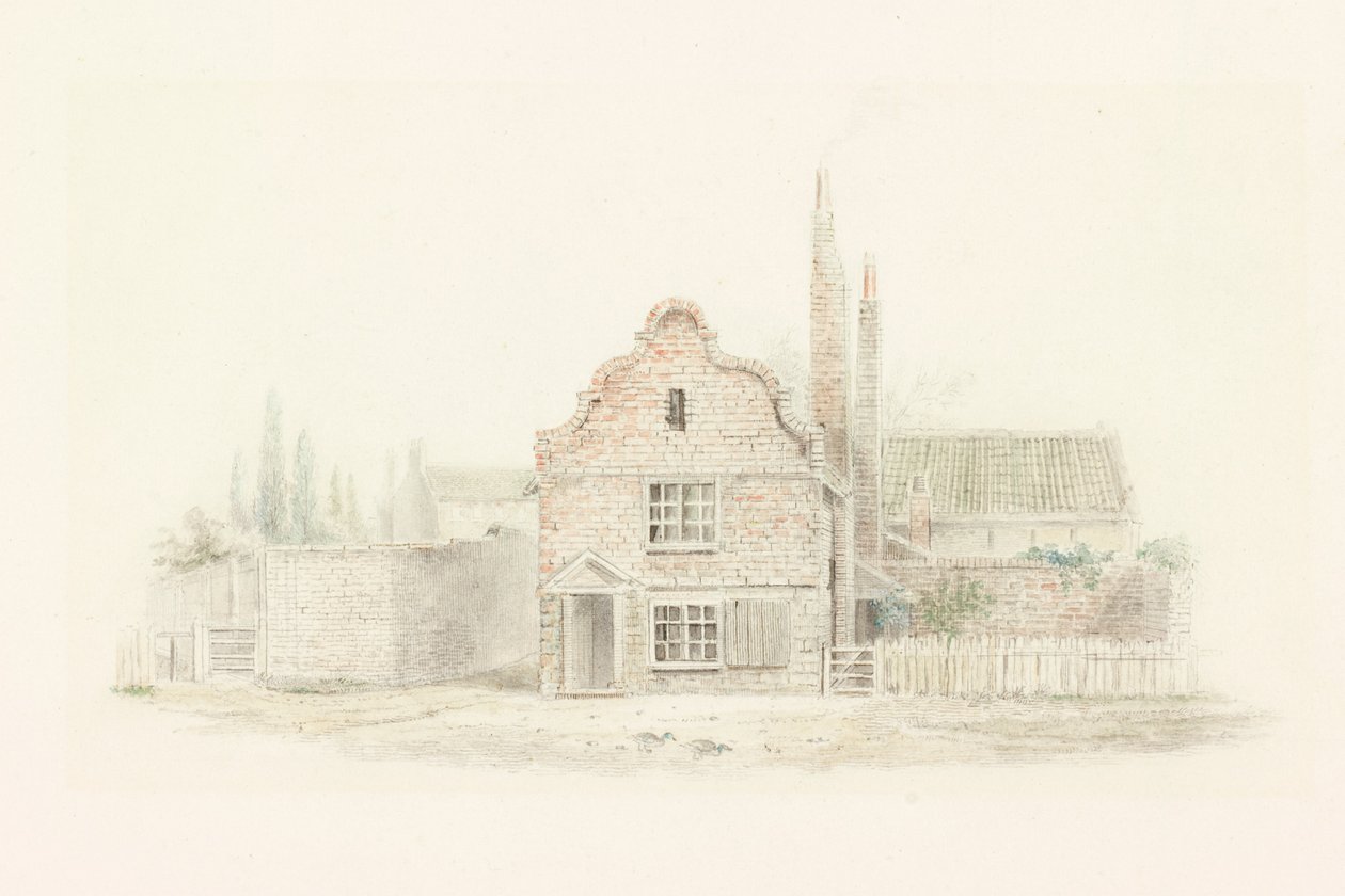 Elizabethan House on the Forth (blyant) av Robert Elliot Bewick
