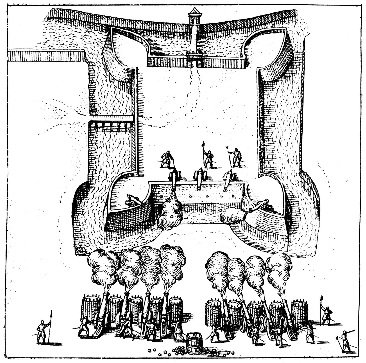 Historien til de to kosmos, 1517-19 av Robert Fludd