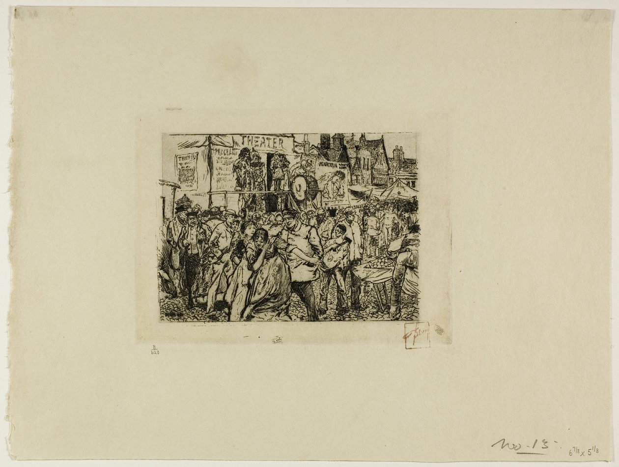 En illustrasjon av Robert Frederick Blum