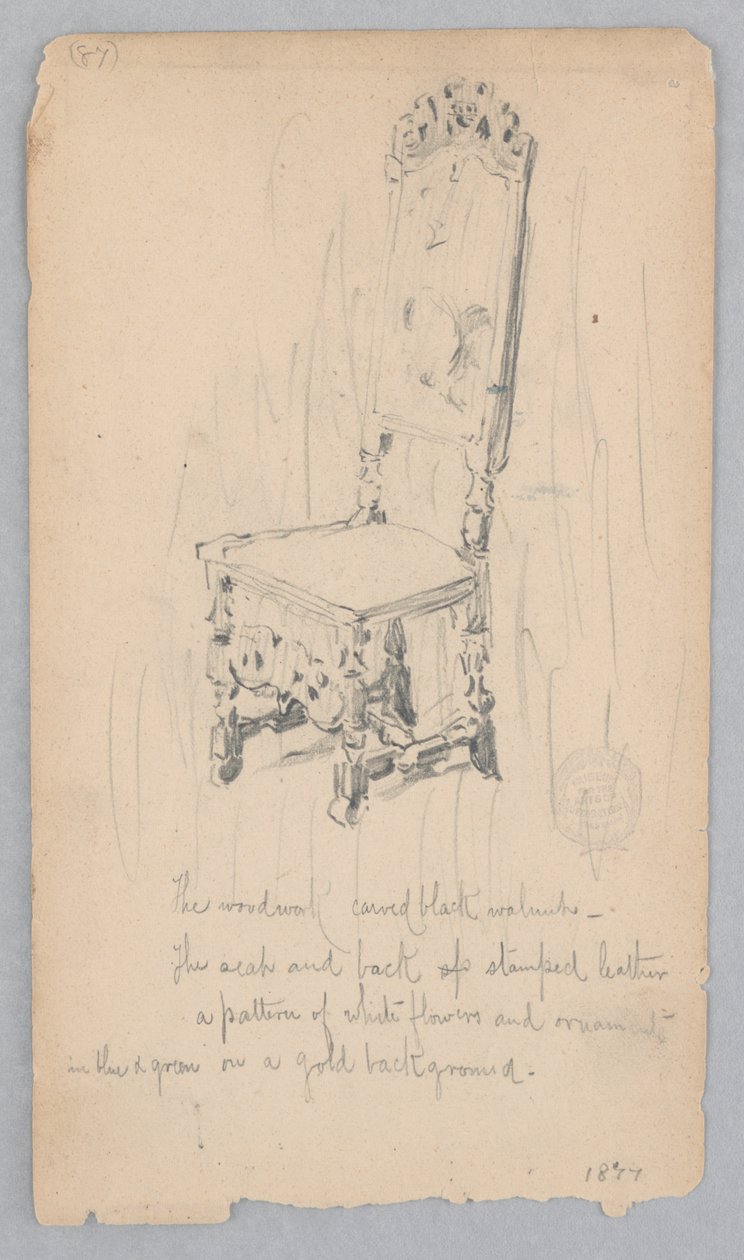 Stol av Robert Frederick Blum