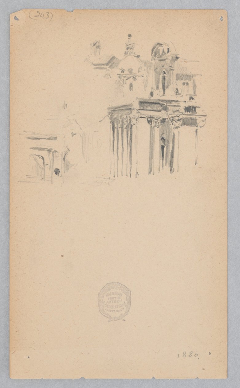 San Lorenzo i Miranda, Roma, Italia av Robert Frederick Blum