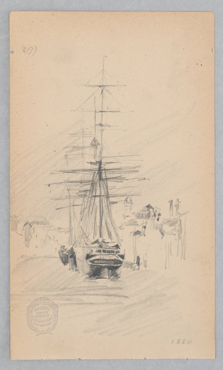 Schooner av Robert Frederick Blum