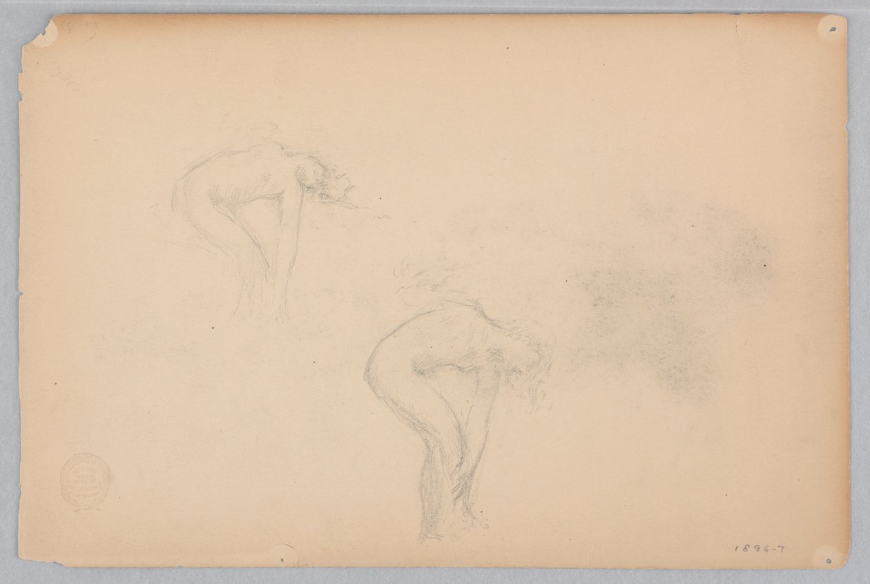 Studie for en dansende kvinne, «Moods to Music», Mendelssohn Glee Club, New York, NY av Robert Frederick Blum