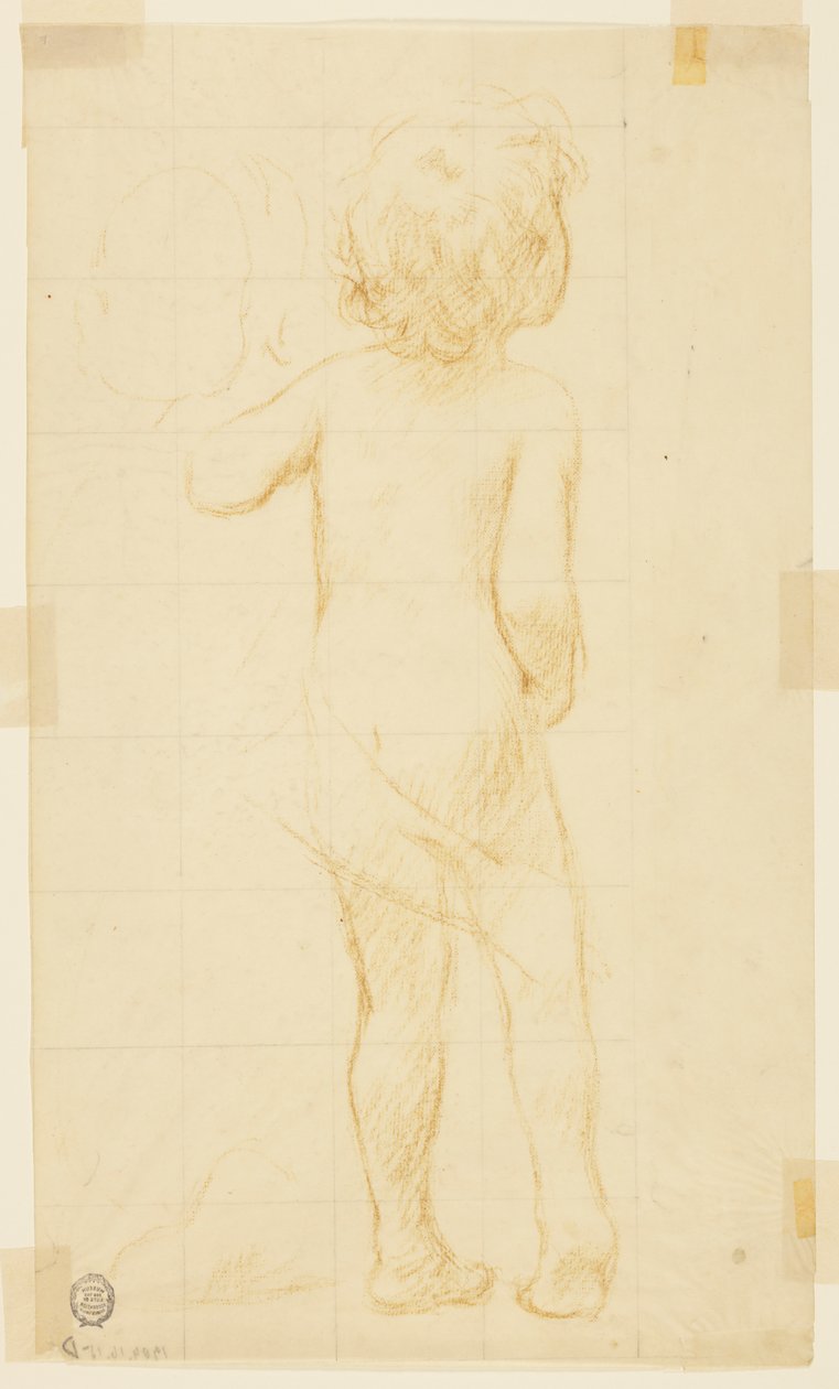 Studie for et stående barn, «Vintage Festival», Mendelssohn Glee Club, New York, NY av Robert Frederick Blum
